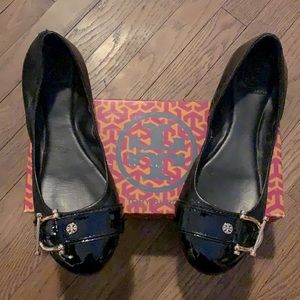 Tory Burch Noel Horse Bit Buckle Ballet Flats